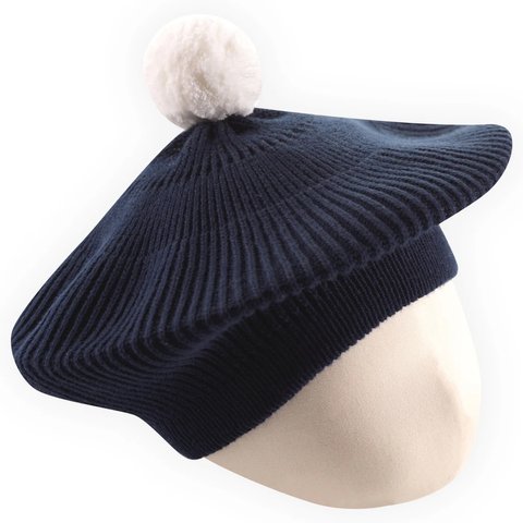 Берет Pom Pom Beret Navy Rachel Riley  GHA03PKABK-NVY фото