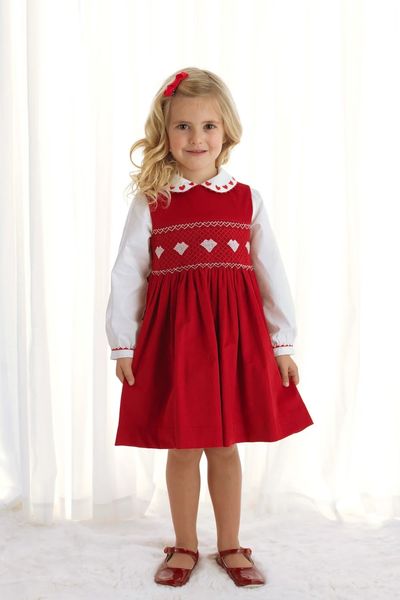 Дитяча блуза HEART EMBROIDERED Rachel Riley GBL18IVAAS-4Y фото